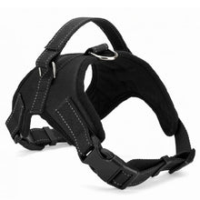 Load image into Gallery viewer, Nylon Heavy Duty Dog Pet Harness Collar Adjustable Padded Black Colour
